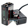 USB аккумулятор Крона Li-Ion Soshine 9V 500mah с портом Type-C для зарядки и индикатором уровня заряда