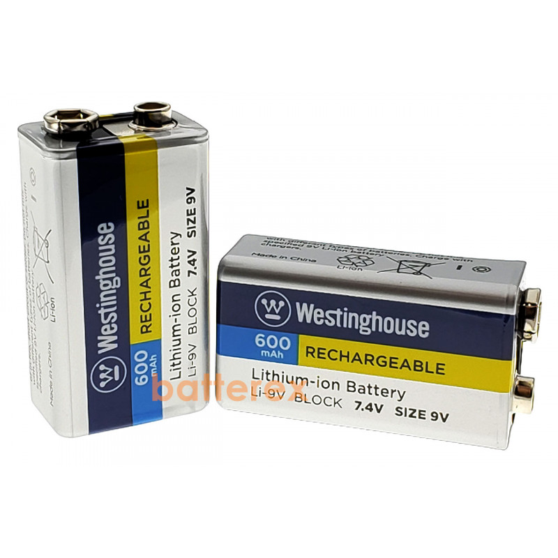 Литий-ионный аккумулятор Крона Li-Ion Westinghouse 9V 600mah + бокс в подарок Литий-ионный аккумулятор Крона Li-Ion Westinghouse 9V 600mah + бокс в подарок