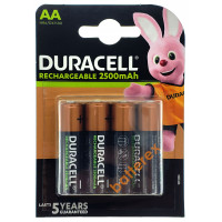 AA Duracell 2500 mah - 4 шт. в блистере - 2021 год AA Duracell 2500 mah - 4 шт. в блистере - 2021 год