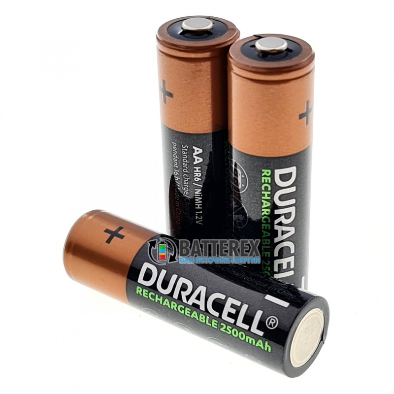 Аккумуляторы AA Duracell 2500 mah поштучно от 1 шт. Аккумуляторы AA Duracell 2500 mah поштучно от 1 шт.