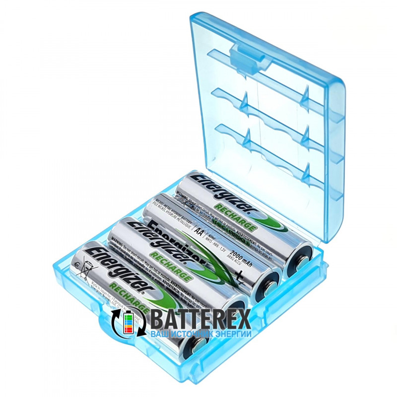 Аккумуляторы AA Energizer Power Plus 2000 mah - упаковка 4 шт. в пластиковом боксе