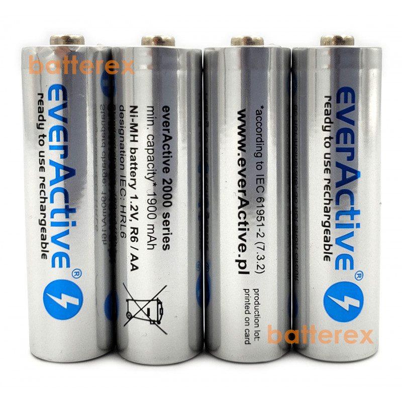 Аккумулятор АА EverActive 2000mah Silver Line поштучно (цена за 1 шт.) Аккумулятор АА EverActive 2000mah Silver Line поштучно (цена за 1 шт.)
