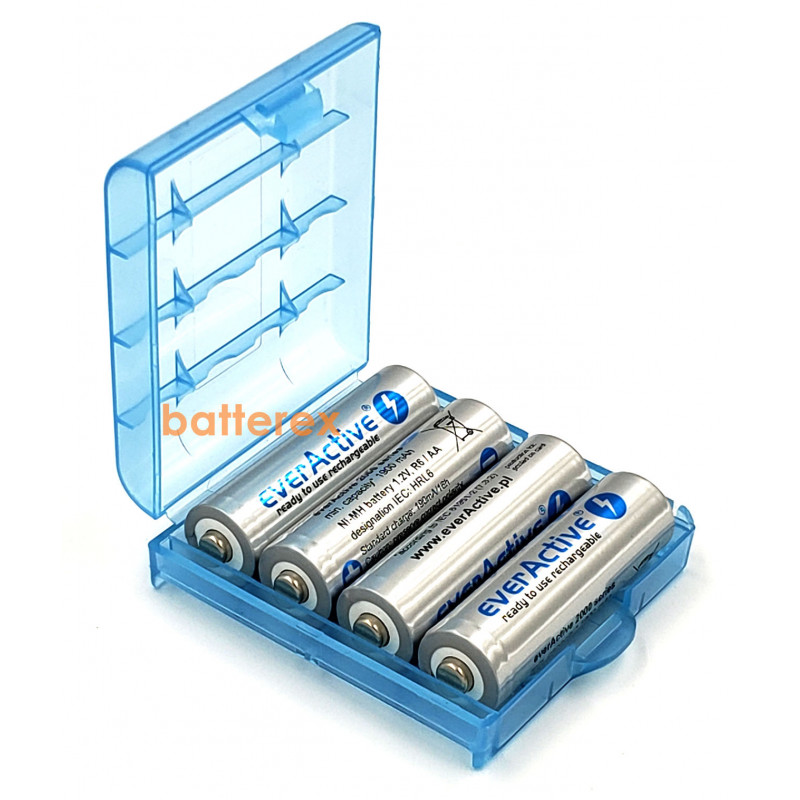 АА аккумуляторы EverActive 2000 mah Silver Line - 4 шт. в пластиковом боксе