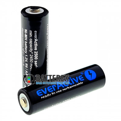 AA EverActive 2500mah Limited Edition высокотоковые с низким саморазрядом - поштучно - цена за 1 шт.