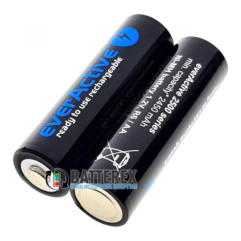 Пальчиковые АА аккумуляторы AA EverActive 2500mah Limited Edition - упаковка 4 шт. в блистере
