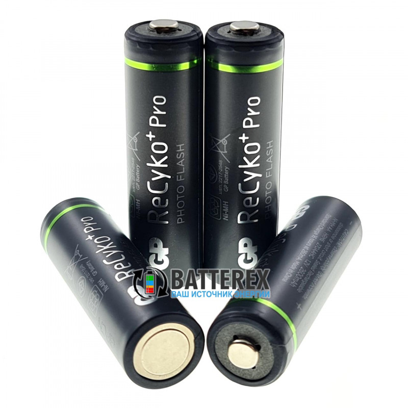 Пальчиковые АА аккумуляторы GP Recyko Pro 2600mah Photo Flash поштучно от 1 шт. Пальчиковые АА аккумуляторы GP Recyko Pro 2600mah Photo Flash поштучно от 1 шт.