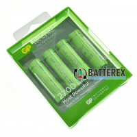 AA GP Recyko 2700mah с низким саморазрядом - упаковка 4 шт. в блистере