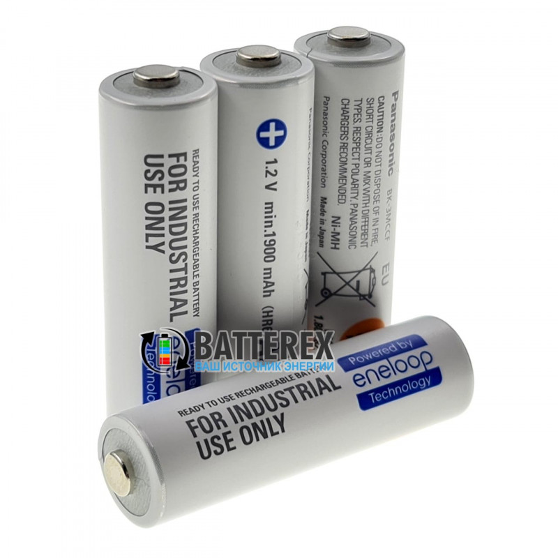 AA аккумуляторы Panasonic Eneloop Industrial min.1900mah BK-3MCCF поштучно от 1 шт. AA аккумуляторы Panasonic Eneloop Industrial min.1900mah BK-3MCCF поштучно от 1 шт.