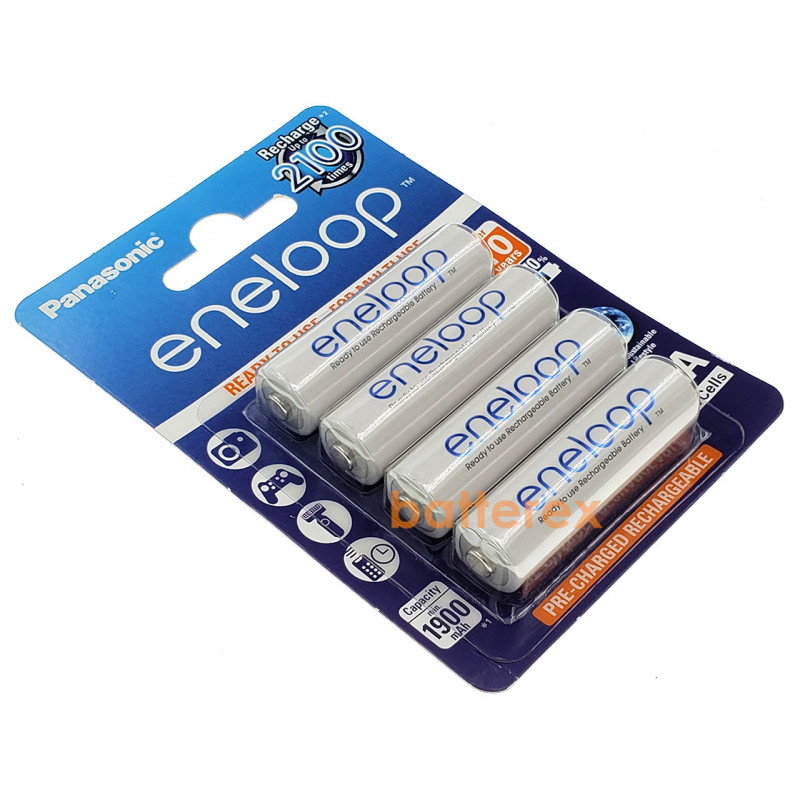 AA аккумуляторы Panasonic Eneloop 2000 mah BK-3MCCE - упаковка 4 шт. в картонном блистере
