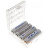 AA аккумуляторы Panasonic Eneloop 2000 mah (min. 1900mah) BK-3MCCE - 4 шт. в пластиковом боксе белого цвета