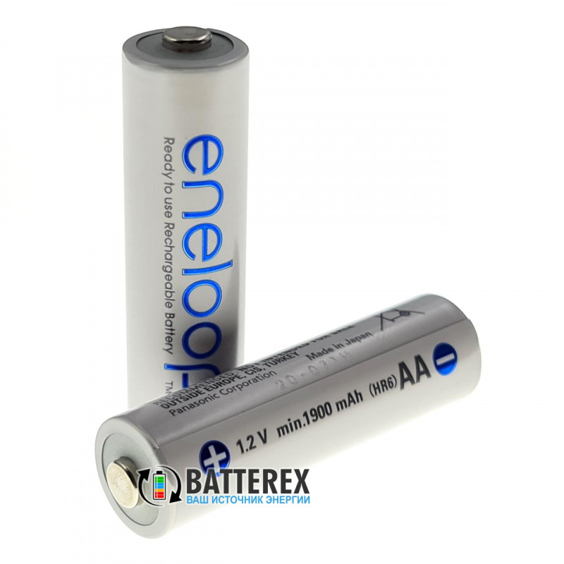 AA аккумуляторы Panasonic Eneloop 2000 mah (min. 1900mah) BK-3MCCE поштучно от 1 шт.