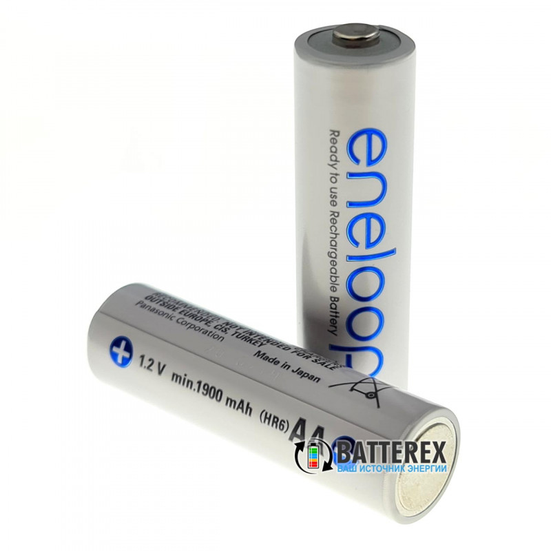 AA аккумуляторы Panasonic Eneloop 2000 mah (min. 1900mah) BK-3MCCE поштучно от 1 шт.