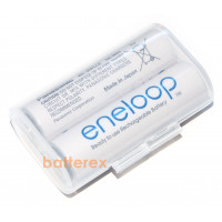 AA Panasonic Eneloop 2000 mah BK-3MCCE - 2 шт. в пластиковом боксе