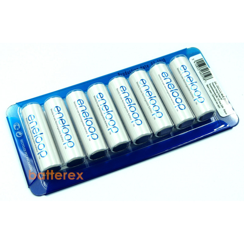 AA аккумуляторы Panasonic Eneloop 2000mah (min.1900mah) BK-3MCCE/8LE Sliding Pack (цена за упаковку 8 шт.)