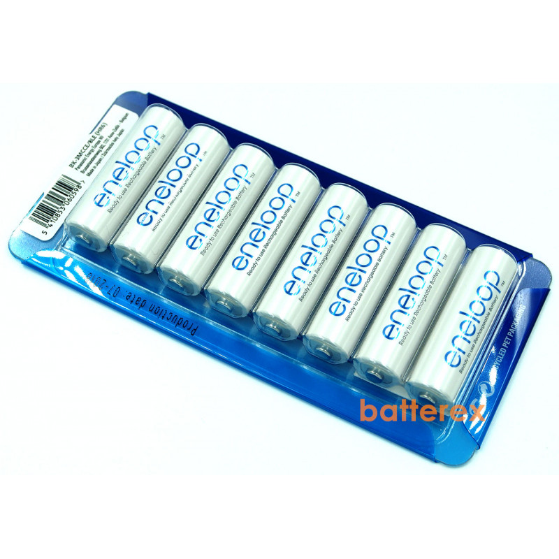 AA аккумуляторы Panasonic Eneloop 2000mah (min.1900mah) BK-3MCCE/8LE Sliding Pack (цена за упаковку 8 шт.)