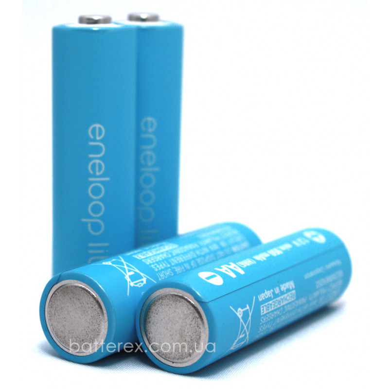 Аккумулятор AA Panasonic Eneloop Lite 1000mah BK-3LCCE/2BE - 2 аккумулятора в блистере (цена за упаковку)