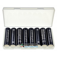 AA Panasonic Eneloop Pro 2600mah BK-3HCDE - 8 шт. в пластиковом боксе