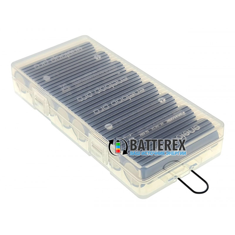 Аккумуляторы AA Panasonic Eneloop Pro 2600 mah BK-3HCDE (min. 2500mah) - 8 шт в пластиковом боксе