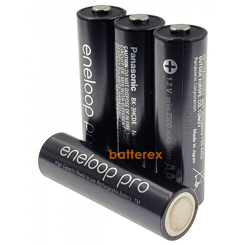 Аккумулятор AA Panasonic Eneloop Pro 2600 mah BK-3HCDE 4BE 4 шт. в картонном блистере Аккумулятор AA Panasonic Eneloop Pro 2600 mah BK-3HCDE 4BE 4 шт. в картонном блистере