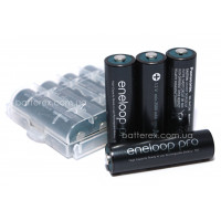 AA Panasonic Eneloop Pro 2600 mah BK-3HCDE - 4 шт. в пластиковом боксе - 2024 год AA Panasonic Eneloop Pro 2600 mah BK-3HCDE - 4 шт. в пластиковом боксе - 2024 год