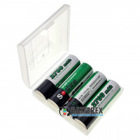 AA Soshine 2700 mah - комплект 4 аккумулятора в оригинальной упаковке с пластиковым боксом