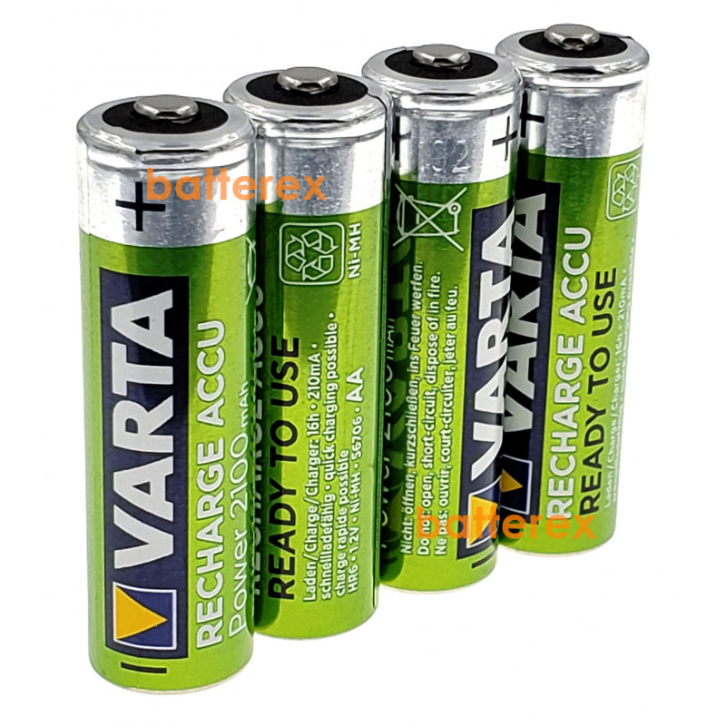 Аккумуляторы AA Varta 2100 mah - 4 шт. в пластиковом боксе