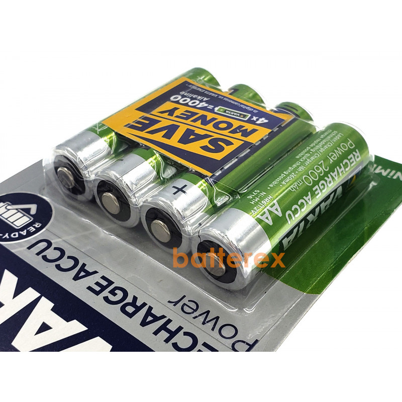 AA Varta R2U 2600 mah Pre-Charged (4 шт. в блистере)