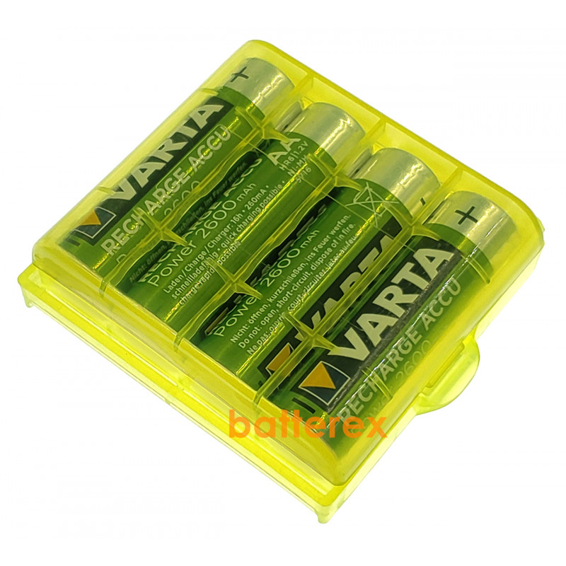 Аккумуляторы AA Varta R2U 2600 mah Pre-Charged - 4 шт. в пластиковом боксе