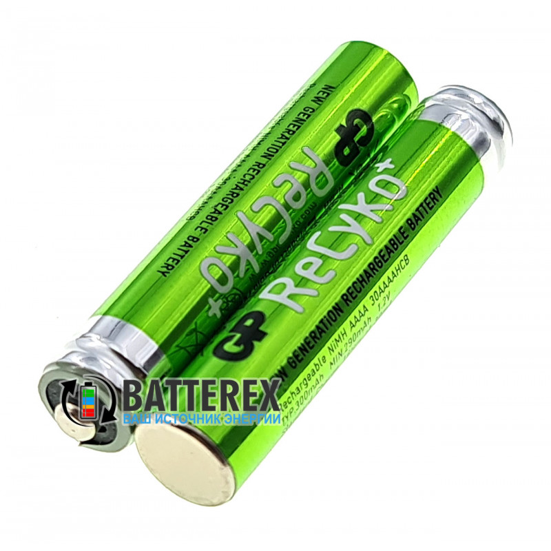Микропальчиковые аккумуляторы AAAA GP Recyko 300mah - поштучно от 1 шт Микропальчиковые аккумуляторы AAAA GP Recyko 300mah - поштучно от 1 шт