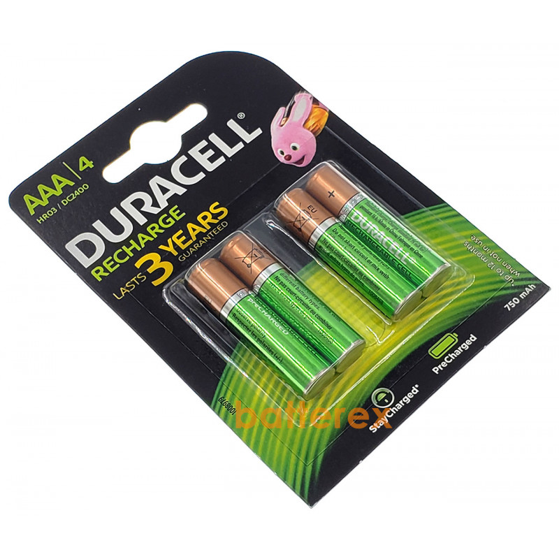 Аккумуляторы AA Duracell Recharge 750 mah (4 шт. в блистере) Аккумуляторы AA Duracell Recharge 750 mah (4 шт. в блистере)
