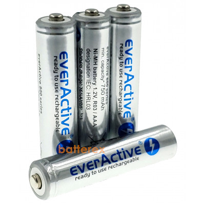 AAA EverActive 800 mah Silver Line поштучно (цена за 1 шт.)