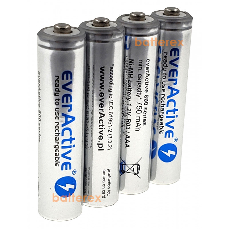 AAA EverActive 800 mah Silver Line поштучно от 1 шт. AAA EverActive 800 mah Silver Line поштучно от 1 шт.