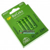 Минипальчиковые ААА аккумуляторы GP Recyko 950mah - упаковка 4 шт. в картонной коробочке Минипальчиковые ААА аккумуляторы GP Recyko 950mah - упаковка 4 шт. в картонной коробочке