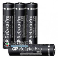 AAA GP Recyko Pro 800mah (1500 циклов, низкий саморазряд) - поштучно от 1 шт