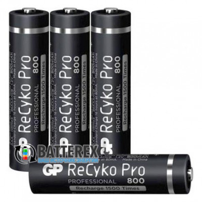 AAA GP Recyko Pro 800mah (1500 циклов, низкий саморазряд) - поштучно от 1 шт