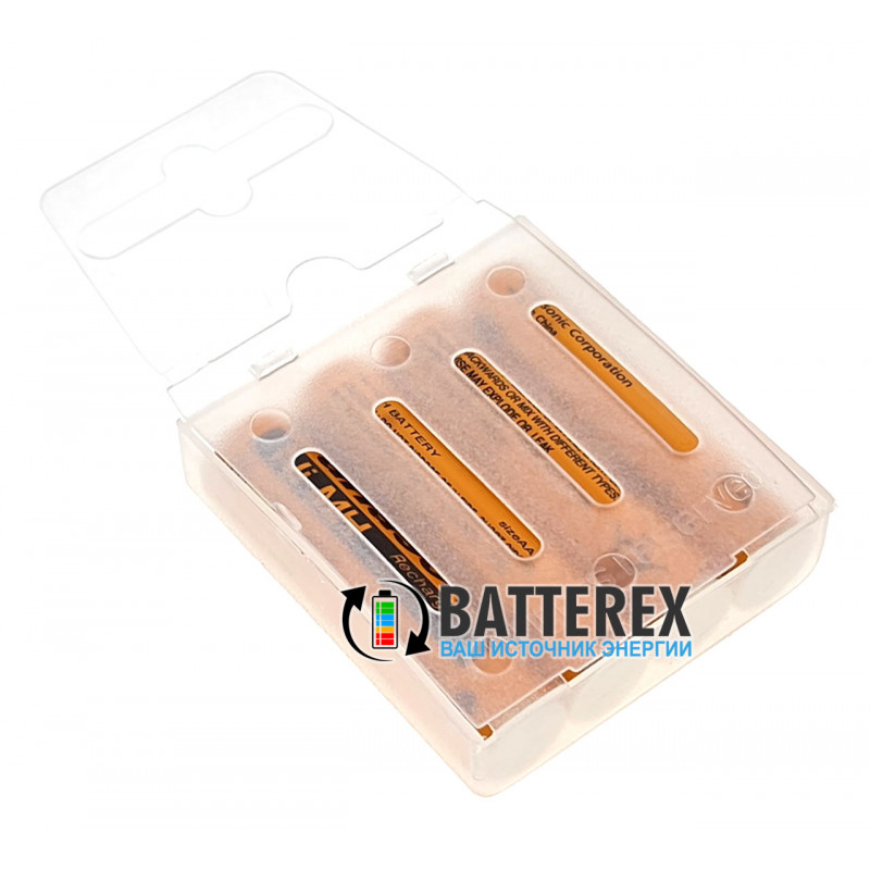 Аккумулятор промышленный AAA Panasonic 750mah HHR-80AAAB - упаковка 4 шт в пластиковом кейсе