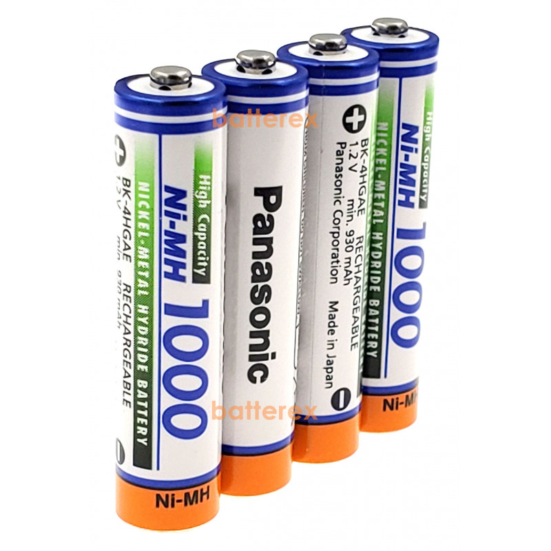 2 аккумулятора Panasonic 1000 mah BK-4HGAE/2BE в картонном блистере