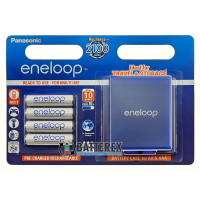 AAA Panasonic Eneloop 800 mah BK-4MCCE/C4BE - упаковка в блистере 4 аккумулятора + фирменный бокс Eneloop