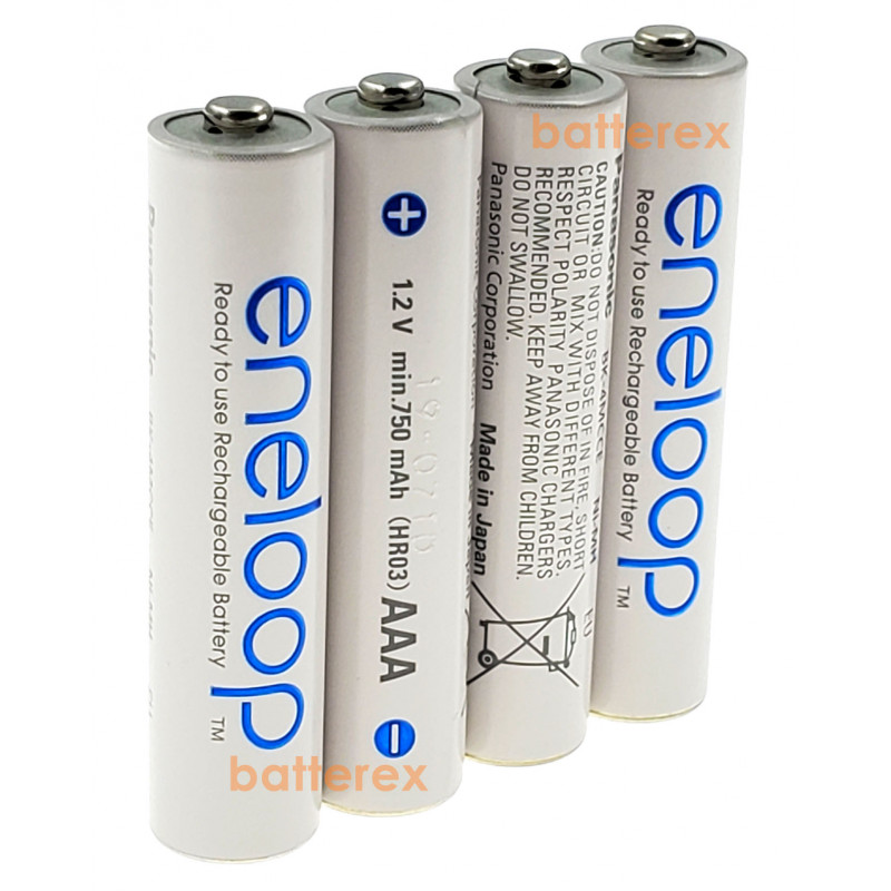 4 аккумулятора AAA Panasonic Eneloop 8100 mah BK-4MCDE 4BE EcoBox в картонной эко-упаковке 4 аккумулятора AAA Panasonic Eneloop 8100 mah BK-4MCDE 4BE EcoBox в картонной эко-упаковке
