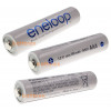 Аккумуляторы ААА Panasonic Eneloop 800 mah BK-4MCCE/3DE - 3 шт. в картонном блистере