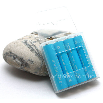 AAA Panasonic Eneloop Lite 600 mah BK-4LCCE - 4 шт. в пластиковом кейсе