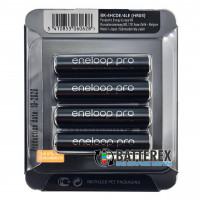 AAA Panasonic Eneloop Pro 980mah (min.930mah) BK-4HCDE/4LE - 4 аккумулятора в слайд-блистере Sliding Pack - 2021 год