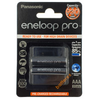 AAA Panasonic Eneloop Pro 980mah (min.930mah) BK-4HCDE/2BE - 2 шт. в картонном блистере AAA Panasonic Eneloop Pro 980mah (min.930mah) BK-4HCDE/2BE - 2 шт. в картонном блистере