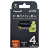 Аккумуляторы AAA Panasonic Eneloop Pro 980 mah - 4 шт. в картонной упаковке EcoBox - Оригинал-Япония