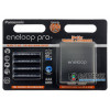 Аккумуляторы AAA Panasonic Eneloop Pro 980mah BK-4HCDE - упаковка в блистере 4 аккумулятора + фирменный бокс Eneloop