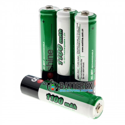 AAA Soshine 1100 mah - поштучно - цена за 1 шт.