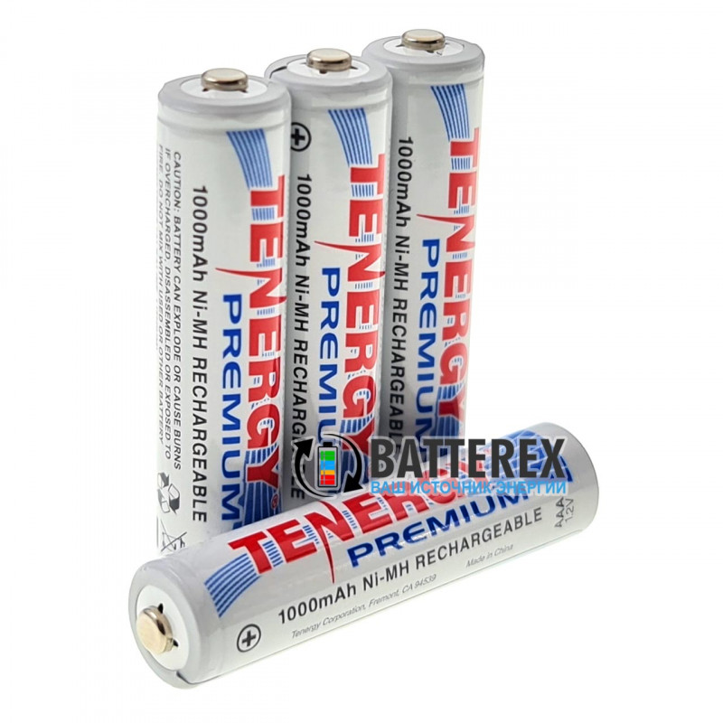 ААА Tenergy Premium 1000 mah - минипальчиковые аккумуляторы высокой ёмкости