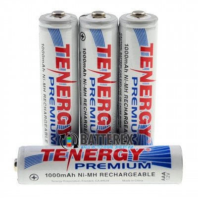AAA Tenergy Premium 1000 mah с низким саморазрядом - поштучно от 1 шт. AAA Tenergy Premium 1000 mah с низким саморазрядом - поштучно от 1 шт.