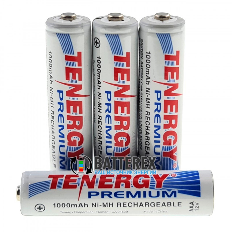 ААА Tenergy Premium 1000 mah - минипальчиковые аккумуляторы высокой ёмкости