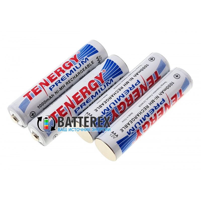 ААА Tenergy Premium 1000 mah - минипальчиковые аккумуляторы высокой ёмкости